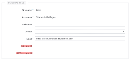User ID configuration in RingCX Digital admin
