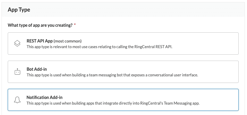 Add-in app type
