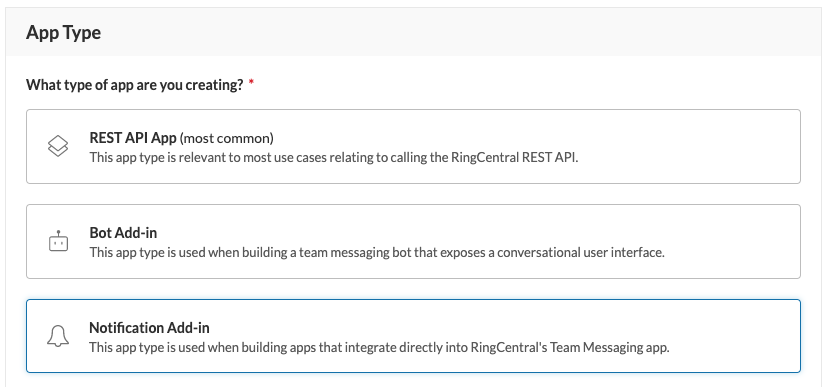 Add-in app type