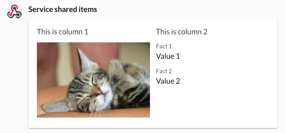Basic columns screenshot