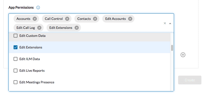 Setting app scopes via Developer Console