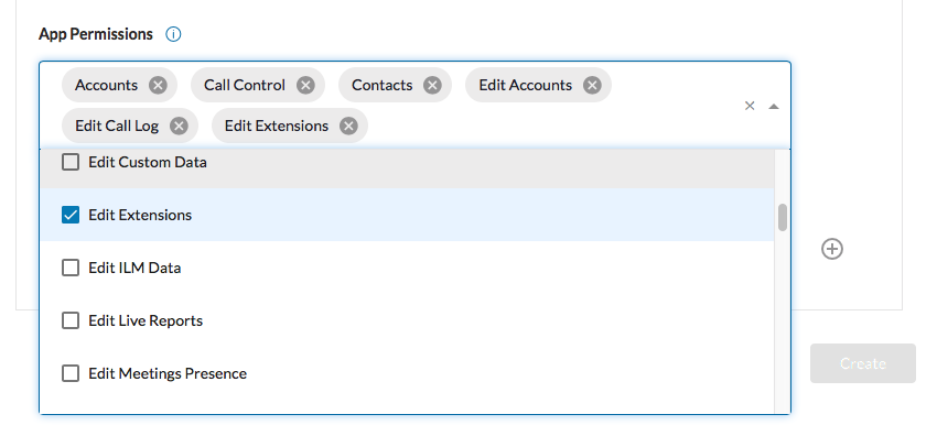 Setting app scopes via Developer Console