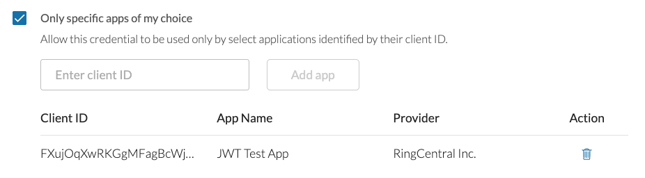 JWT auth access