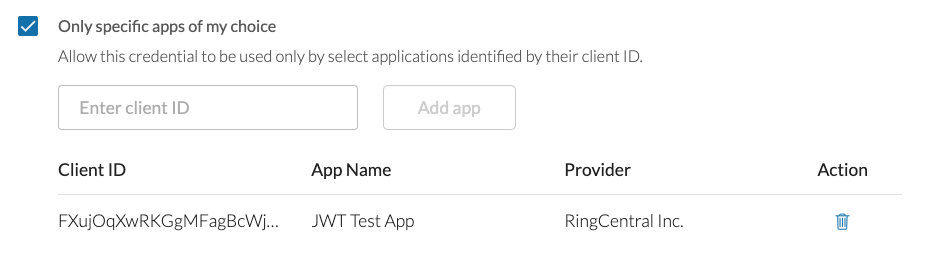 JWT auth access
