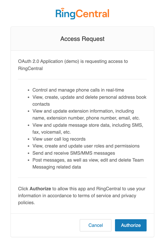 User Consent